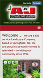 Mobile Screenshot of ajlandscapedesign.com